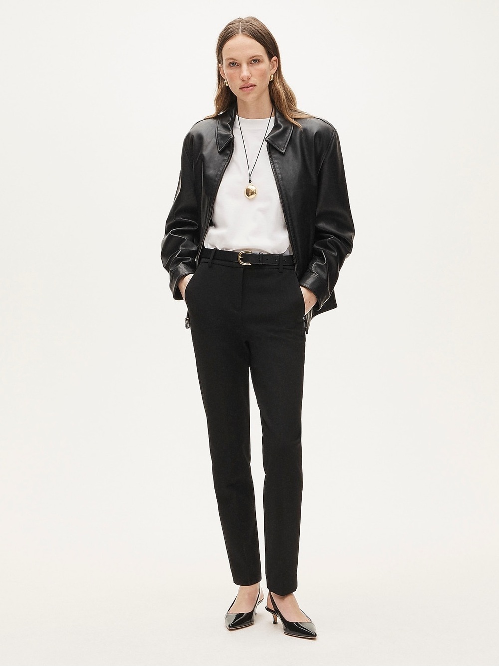 J. Crew Black Cropped Ankle Pants